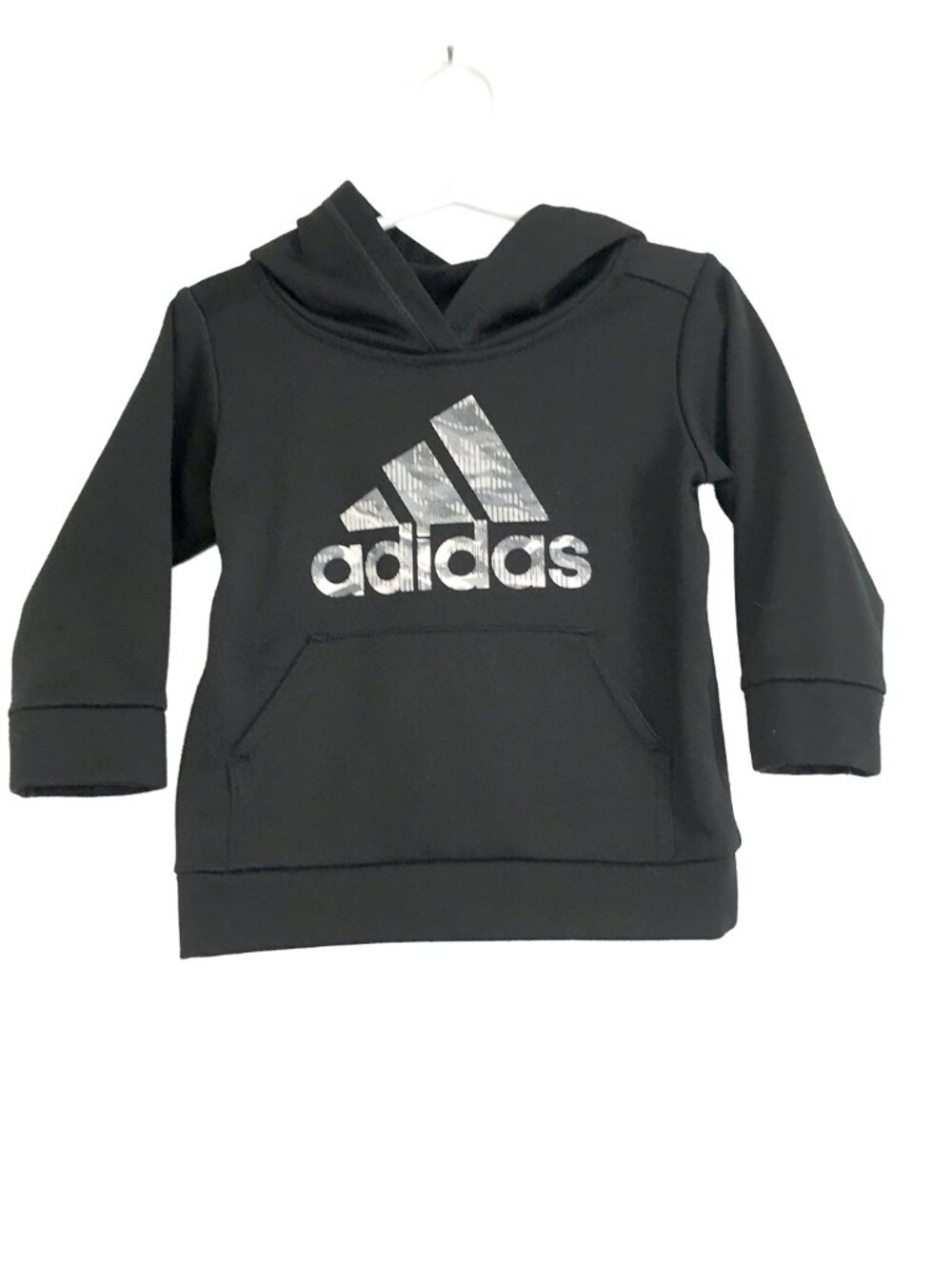 Adidas Kids Black & Gray Hoodie Size 12 Months